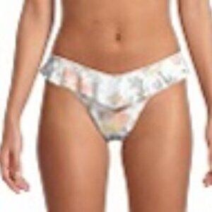 WeWoreWhat Delilah Floral Ruffle Swim Bottom Large NWT